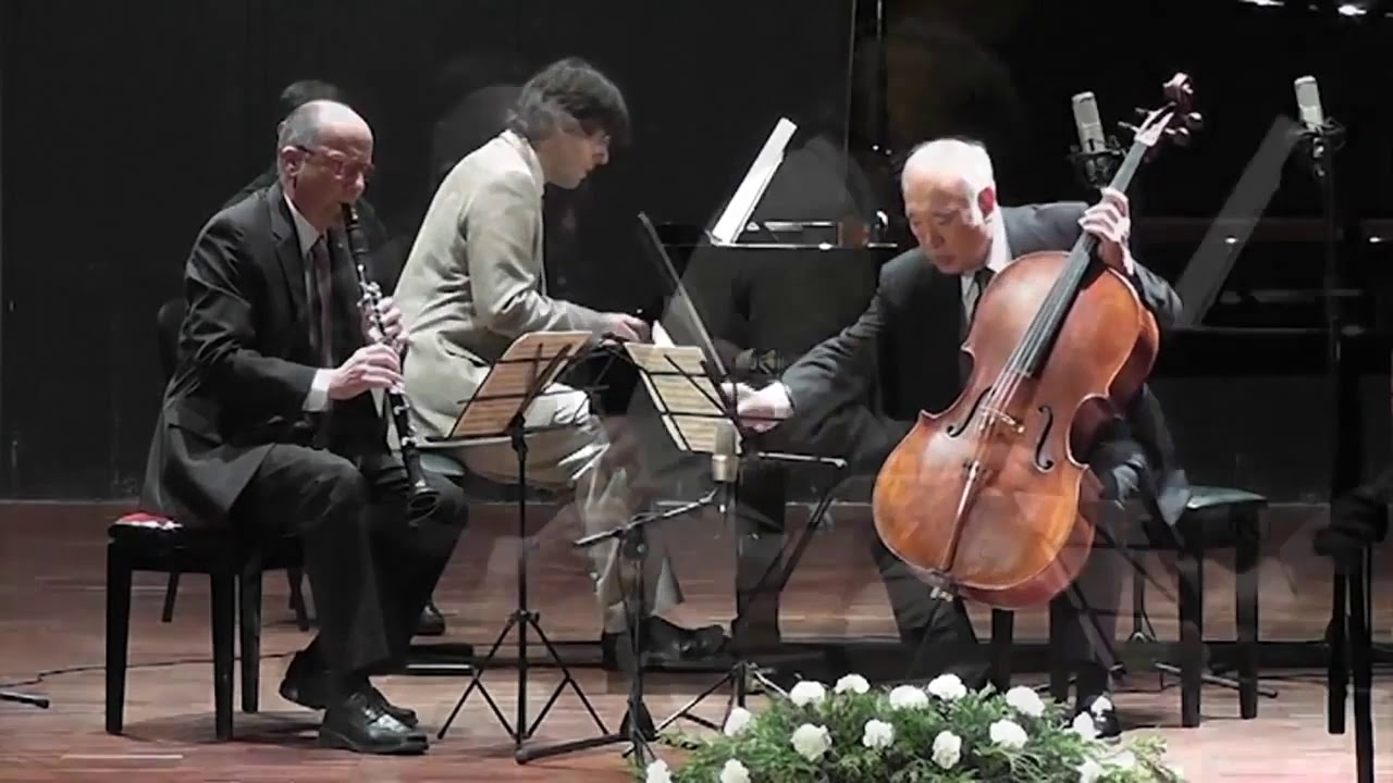 J. Brahms: Trio Op. 114 (I. Allegro) - James Campbell, cl; Tsuyoshi Tsusumi, vc; Leopoldo Erice, pf