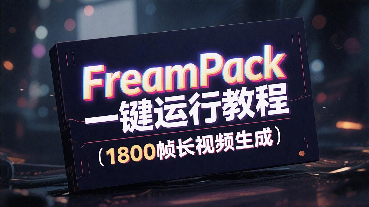 [ComfyUI]FramePack桌面版一键运行以及ComfyUI插件安装，长视频终极解决方案，保姆级教程