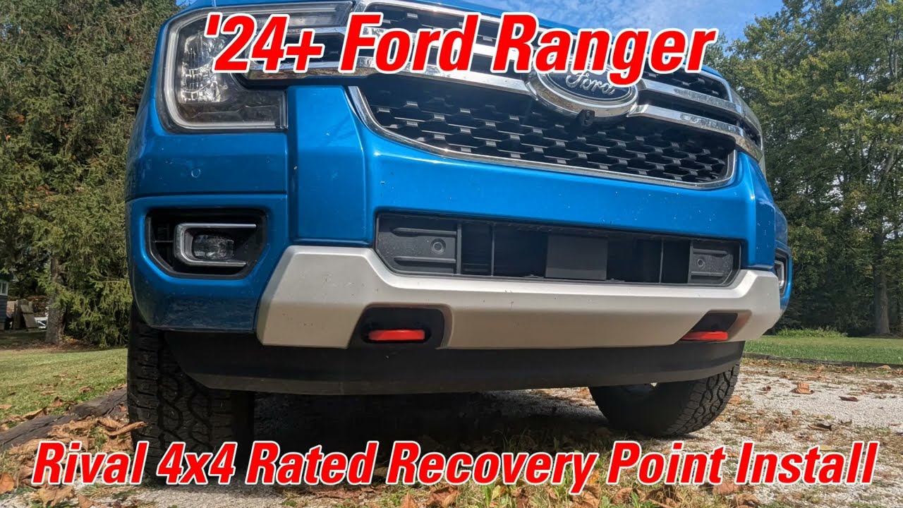 Ford Ranger 6th Gen - Rival 4x4 Recovery Rated Tow Hook Install