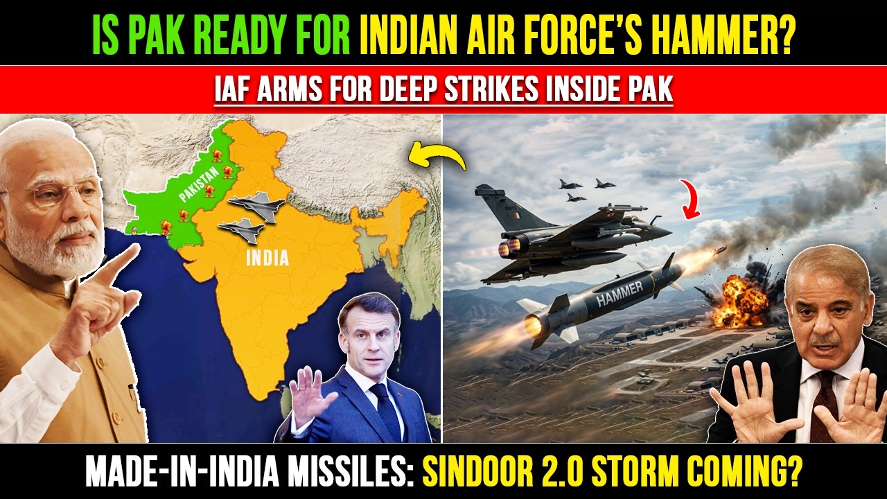 Why India's Rafale Jets Just Got a DEADLY Upgrade With Hammer Missiles | Indian Defence Update