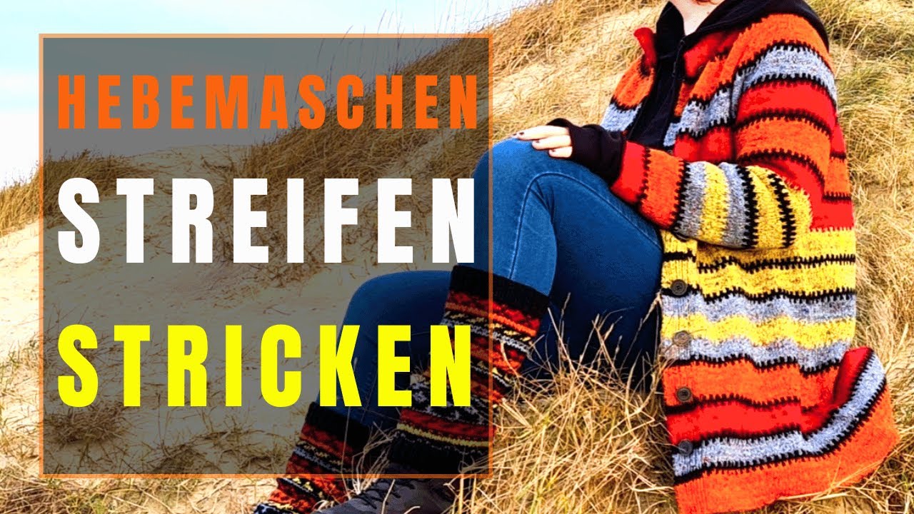Einfach und dekorativ: Hebemaschen Streifenmuster stricken