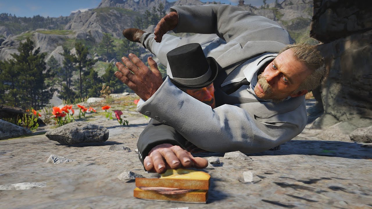 Финальный бой Толстого Артура, но речь идёт о сэндвиче | Red Dead Redemption 2