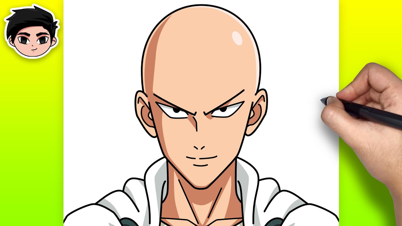 How to Draw SAITAMA from One Punch Man | Easy Step-by-Step