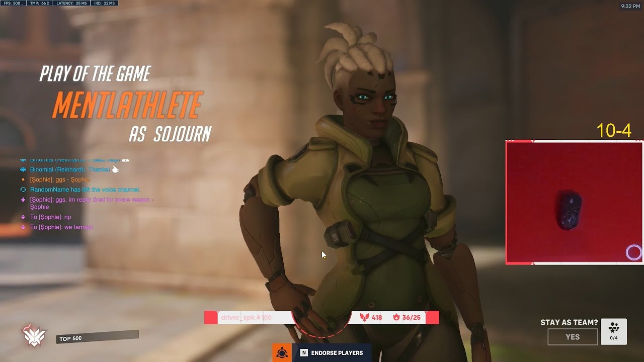 WHAT TOP 500 SOJOURN LOOKS LIKE IN OW 2! POTG! Gale Sojourn Overwatch 2 Season 4