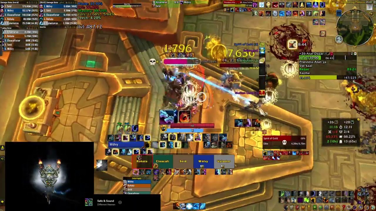 BREAK THE META: Atal'Dazar M+26, Enhancement Shaman (Tyrannical, Entangling, Bursting)