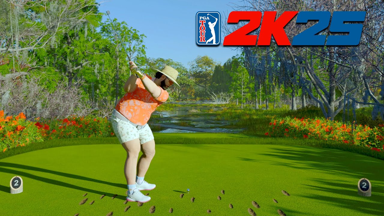 CHAOTIC MATCH AT DINGO'S SWAMP ON PGA TOUR 2K25...