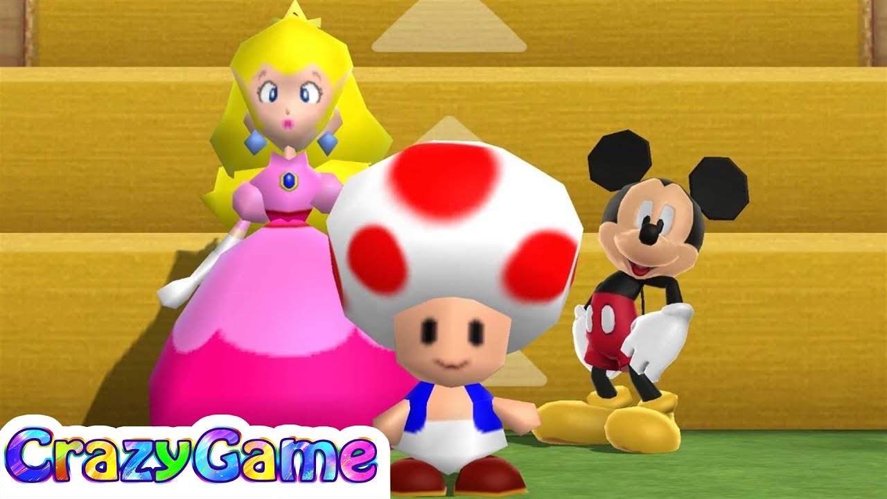 Mario Party 9 Step It Up #154 Peach vs Mickey (Daisy) Gameplay