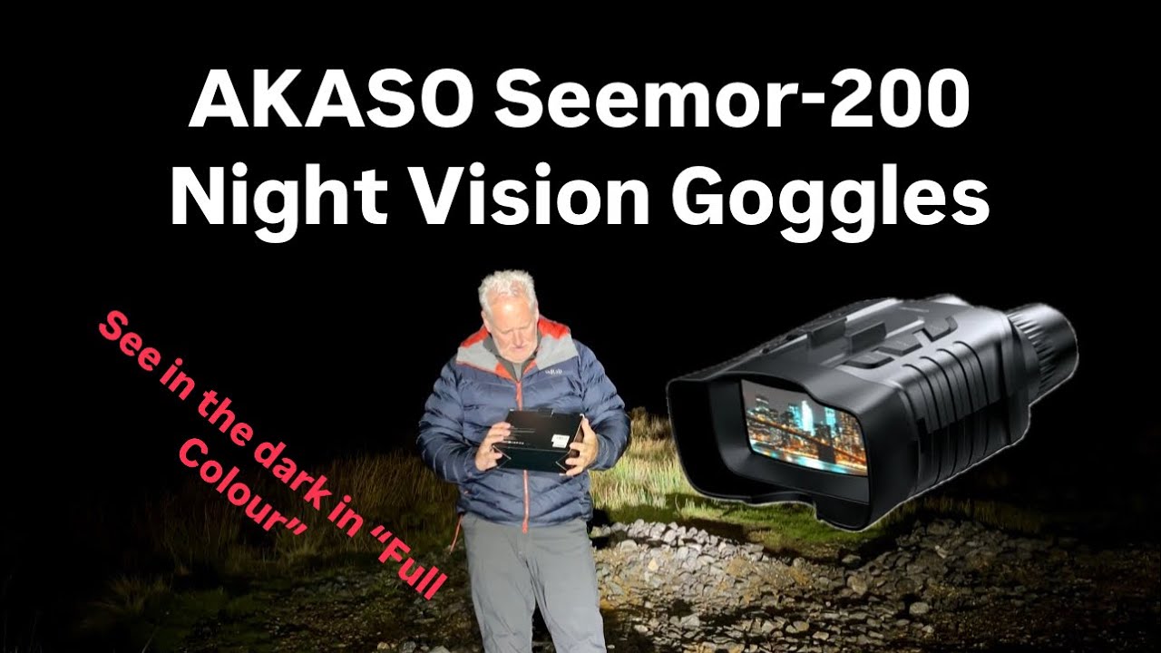 Цветное ночное видение с SEEMOR 200 от AKASO 👍👍👍👍👍