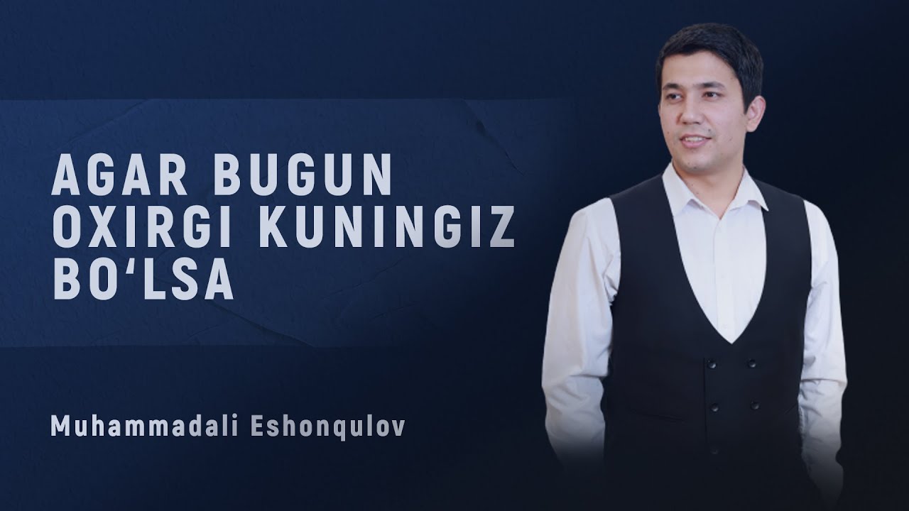 Agar bugun oxirgi kuningiz bo'lsa