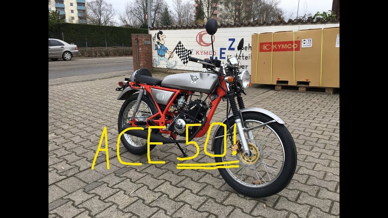 Skyteam Ace 50 - Details, Walkaround, Retro Bike