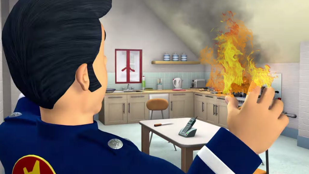 Sam il Pompiere | La cucina della stazione è in fiamme! 🔥Nuovi episodio 🔥Cartoni per bambini