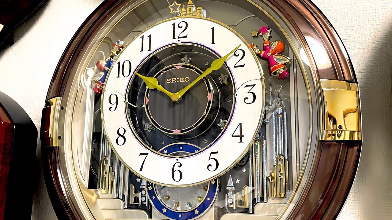 SEIKO FANTASIA RE549G からくり時計 Melodies in Motion