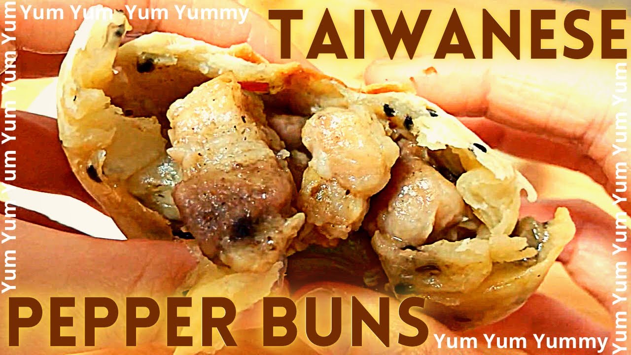 Make ASIAN STREET FOOD at HOME - [TAIWANESE PEPPER BUNS]