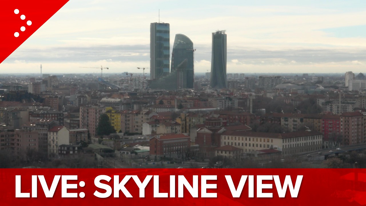 LIVE Olimpiadi Milano-Cortina, il giorno della cerimonia d'apertura. La skyline di Milano in diretta