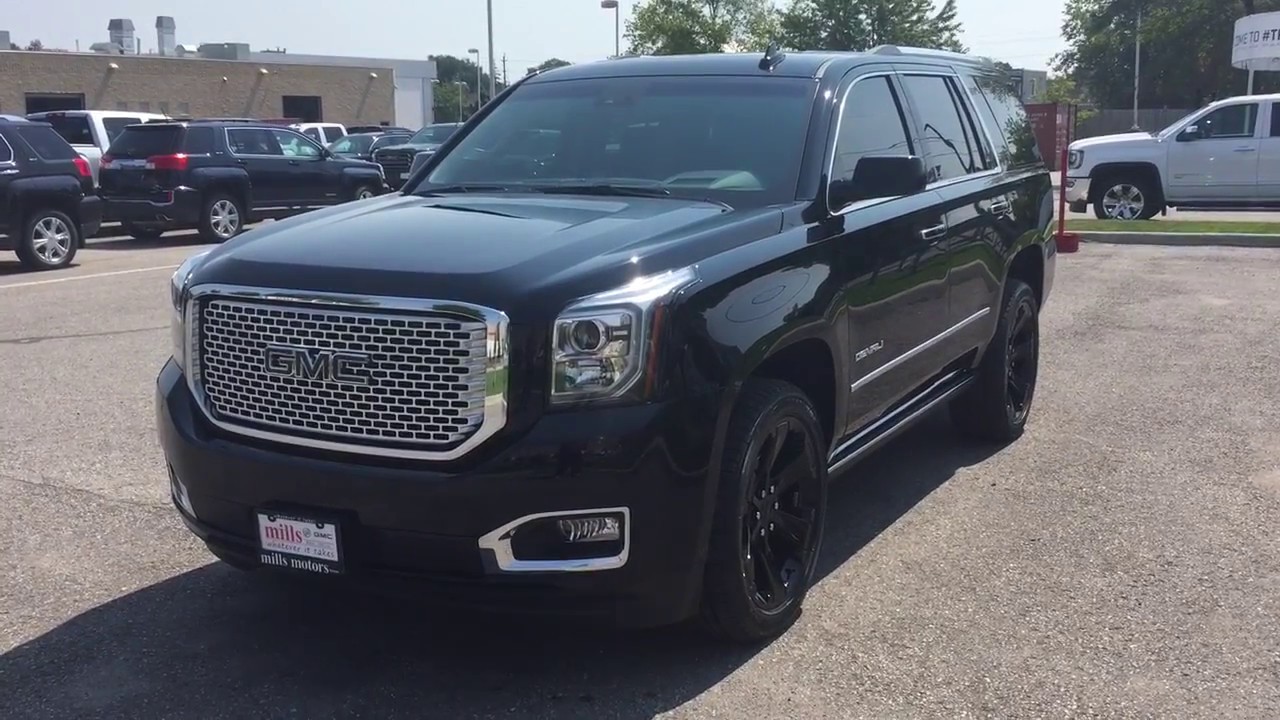 2017 GMC Yukon Denali Head Up Display Retract Running Boards Oshawa ON Stock #170895