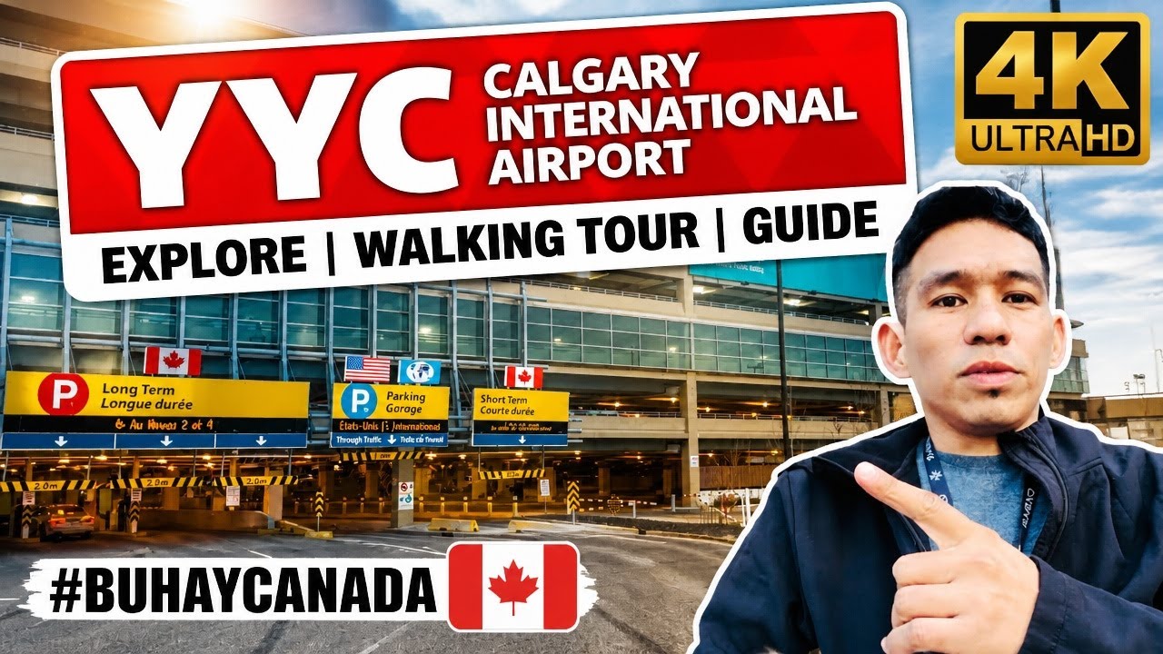 Calgary International Airport YYC | Canada |Departure|[4K]#guideUltimate Travel Experience&Tour 2025
