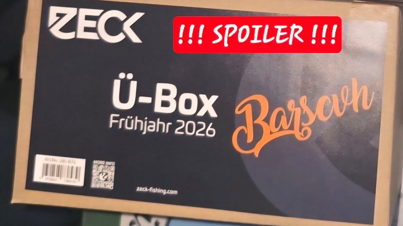 Unboxing der Zeck Ü BOX Barsch Frühjahr 2026@CarstenZeck 