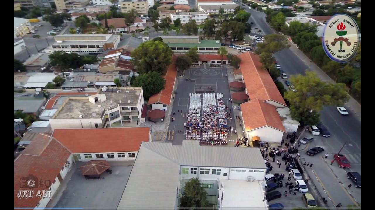 SEDAT SİMAVİ ENDÜSTRİ MESLEK LİSESİ MEZUNİYET TÖRENİ (HAVADAN ÇEKİM) 24.06.2016