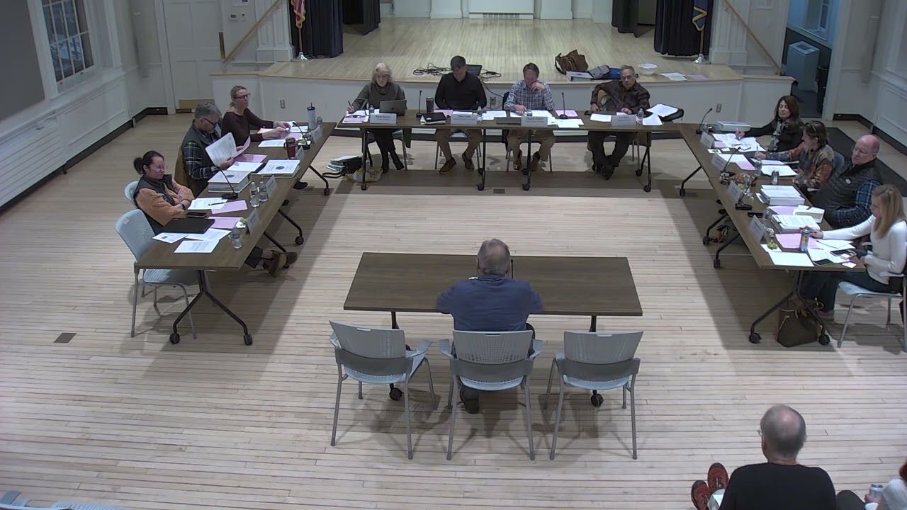 Budget Committee Meeting January 7 2026