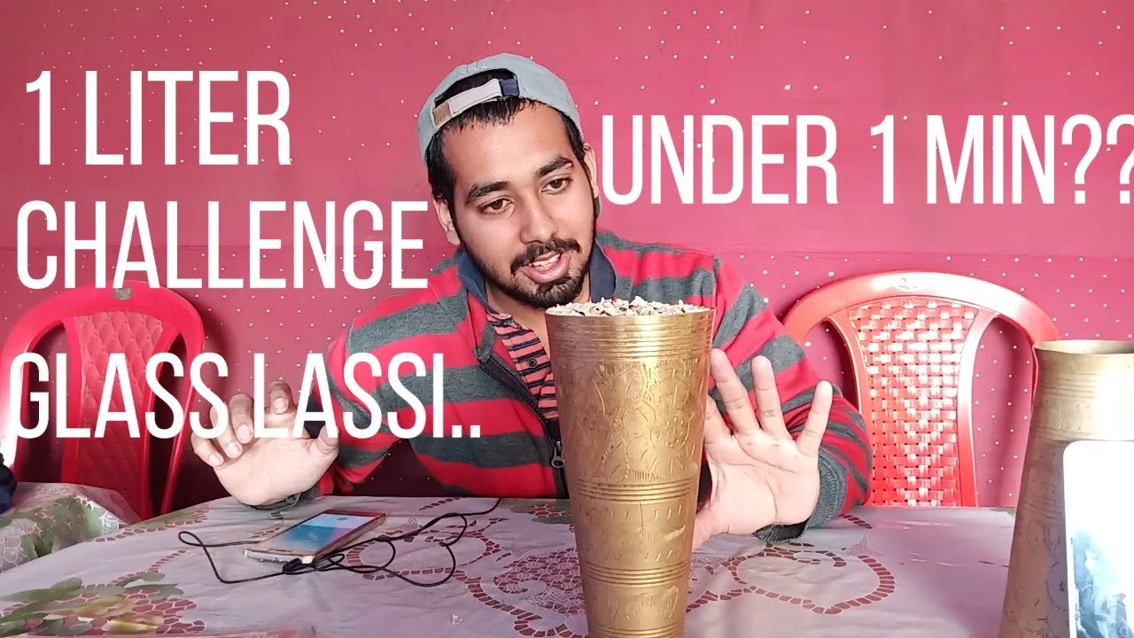1 LITER LASSI GLASS||CHALLENGE GLASS LASSI DESTROYED||HALF GALLON LASSI CHALLANGE
