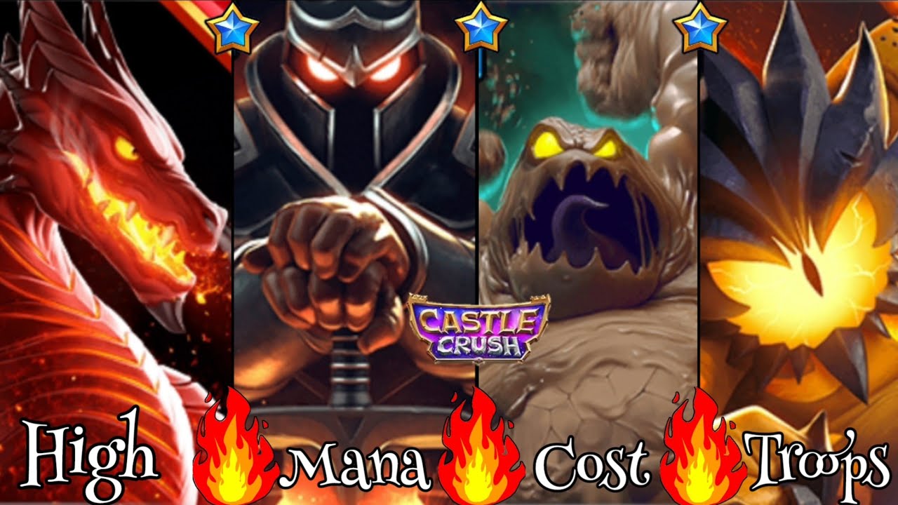 High Mana Troops 🔥 Gives High Damage! Castle Crush