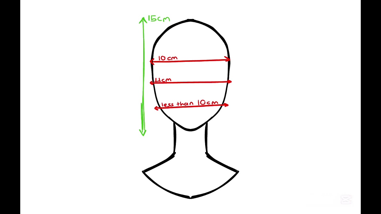 15cm lenght 11cm width oval face shape [subliminal]