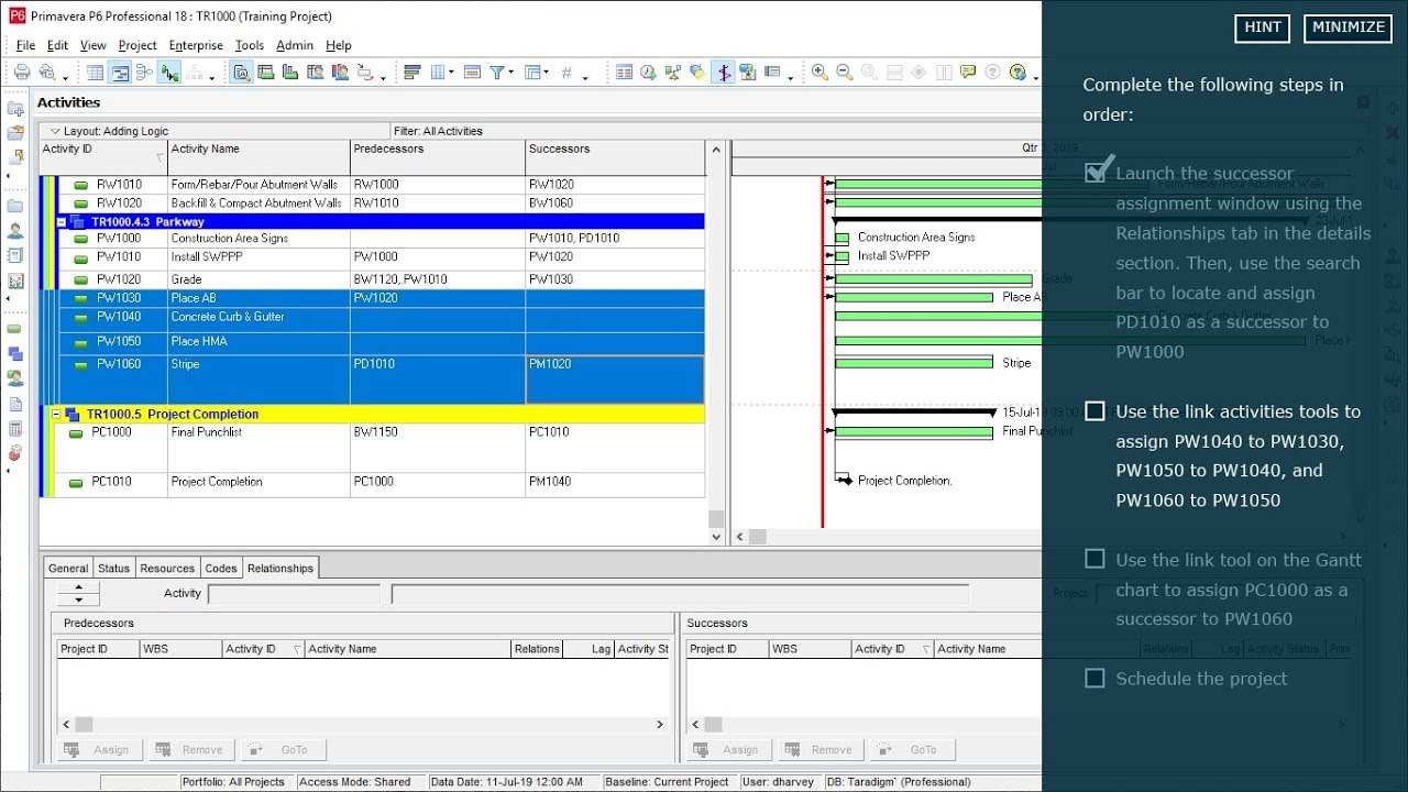 Primavera P6 Professional Fundamentals Course