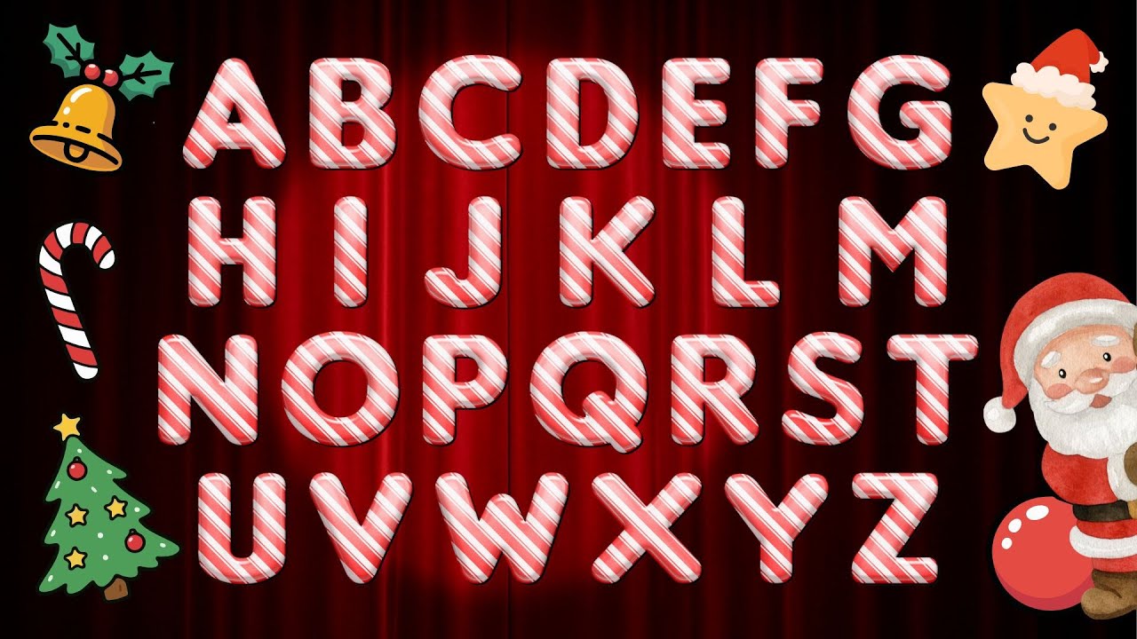 Christmas Alphabet Song 🔤 Learning A to Z 🎵 Educational Toddlers Songs!