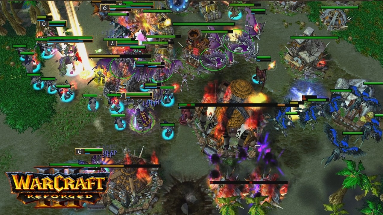 Warcraft 3 Undead (4v4) Random Team Game [Deutsch/German] WC3 Reforged | Full Gameplay