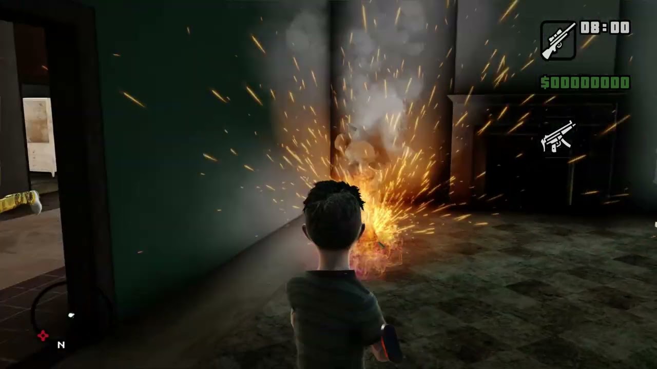 GTA San Andreas Law is so pissed that Dante destroyed 2 Mario's