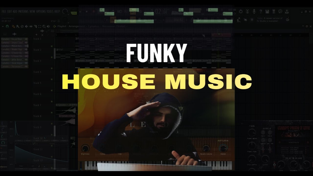 I MADE A RETRO FUNKY HOUSE BEAT IN FL STUDIO