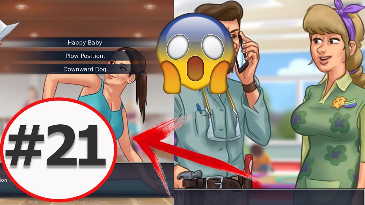 LATEST VERSION SUMMERTIME SAGA WALKTHROUGH #21 - Yoga Moves, Delivery To Day Care and Roxxy Drinks
