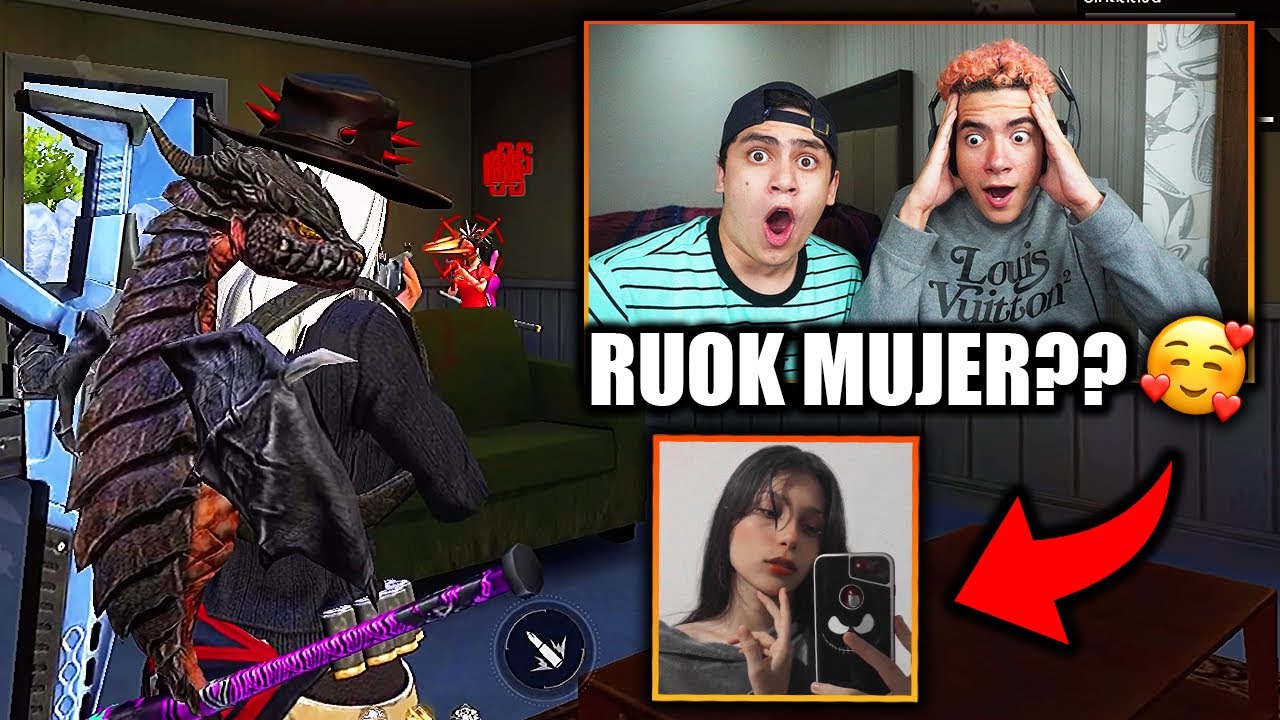 ESTA JUGADORA DE FREE FIRE SE HACE LLAMAR LA RUOK MUJER Y PEGA SOLO ROJO ¿hacker? | TheDonato