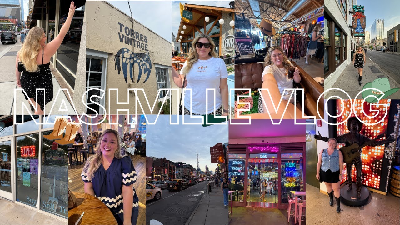 NASHVILLE VLOG | thrifting + exploring (vlog 286)