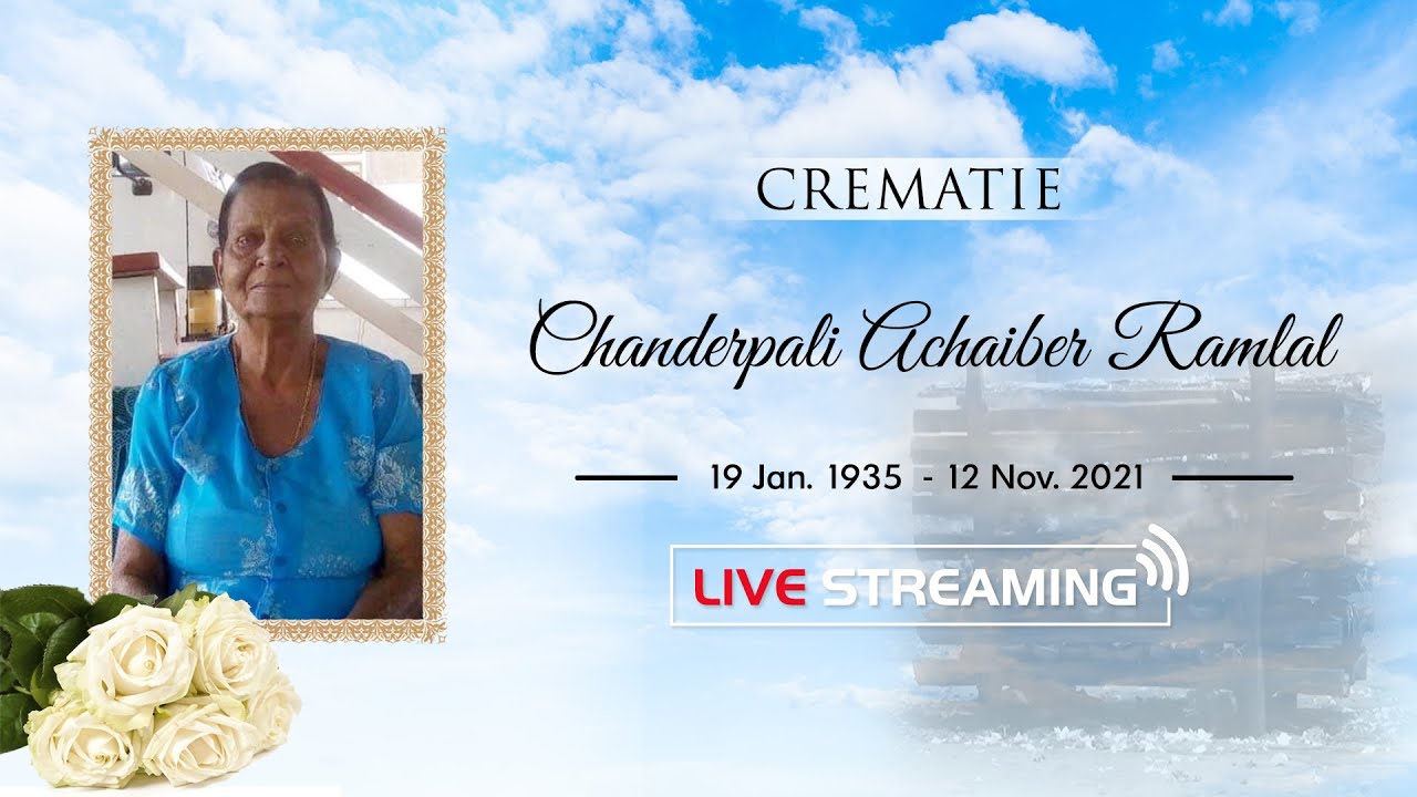 🔴Live Streaming Crematie: Chanderpali Achaiber Ramlal ॐ