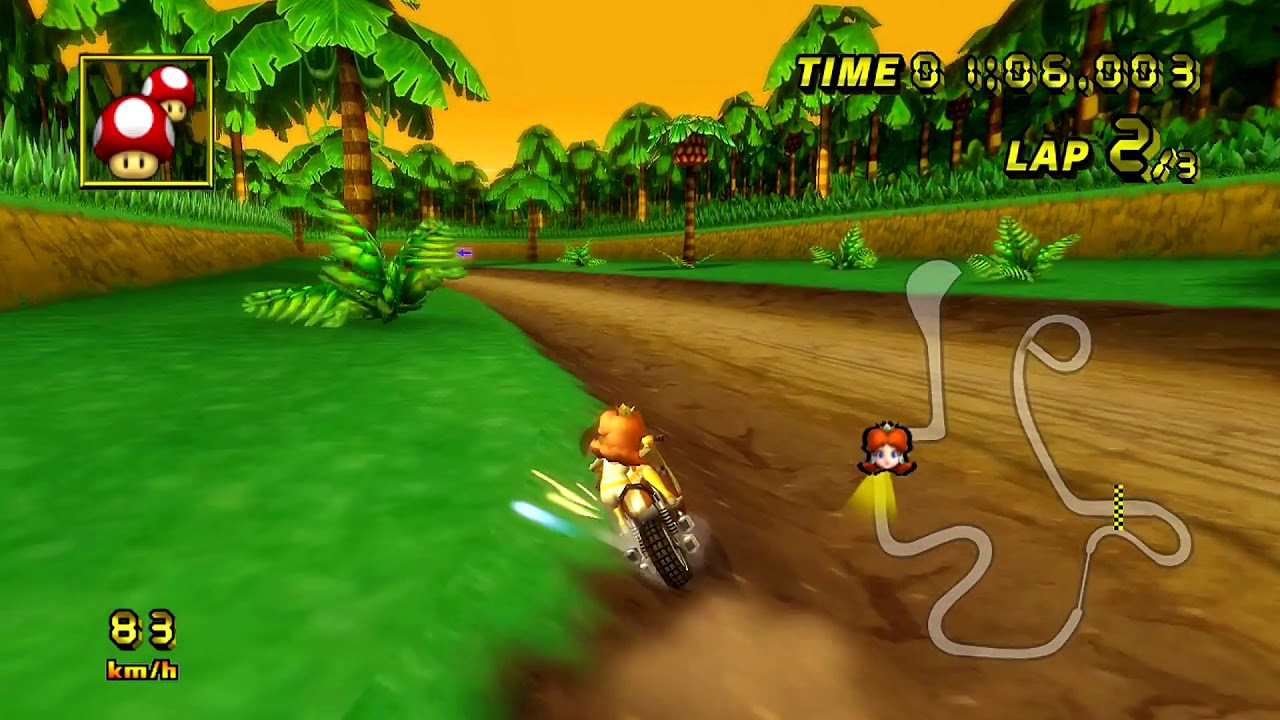 【MKW WR】 N64 DK's Jungle Parkway (No Shortcut) - 2:11.455 - Jasch&alpha;