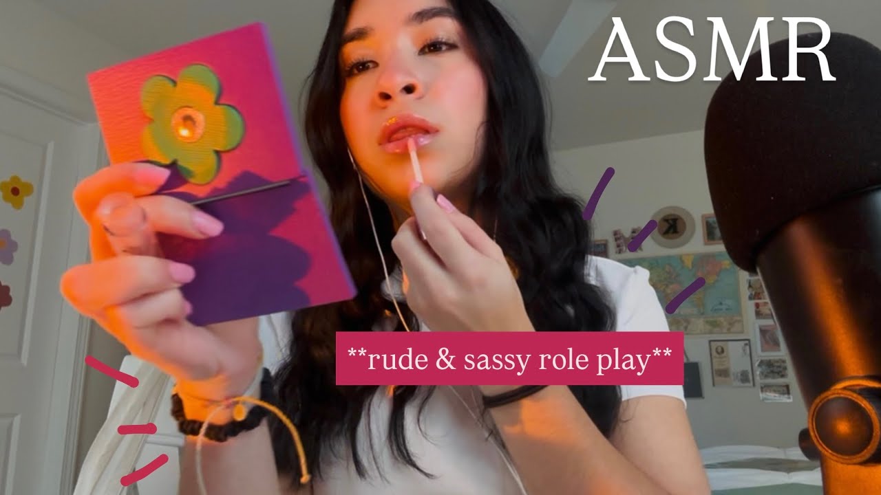 ASMR || *Rude* grocery cashier roleplay 🛒
