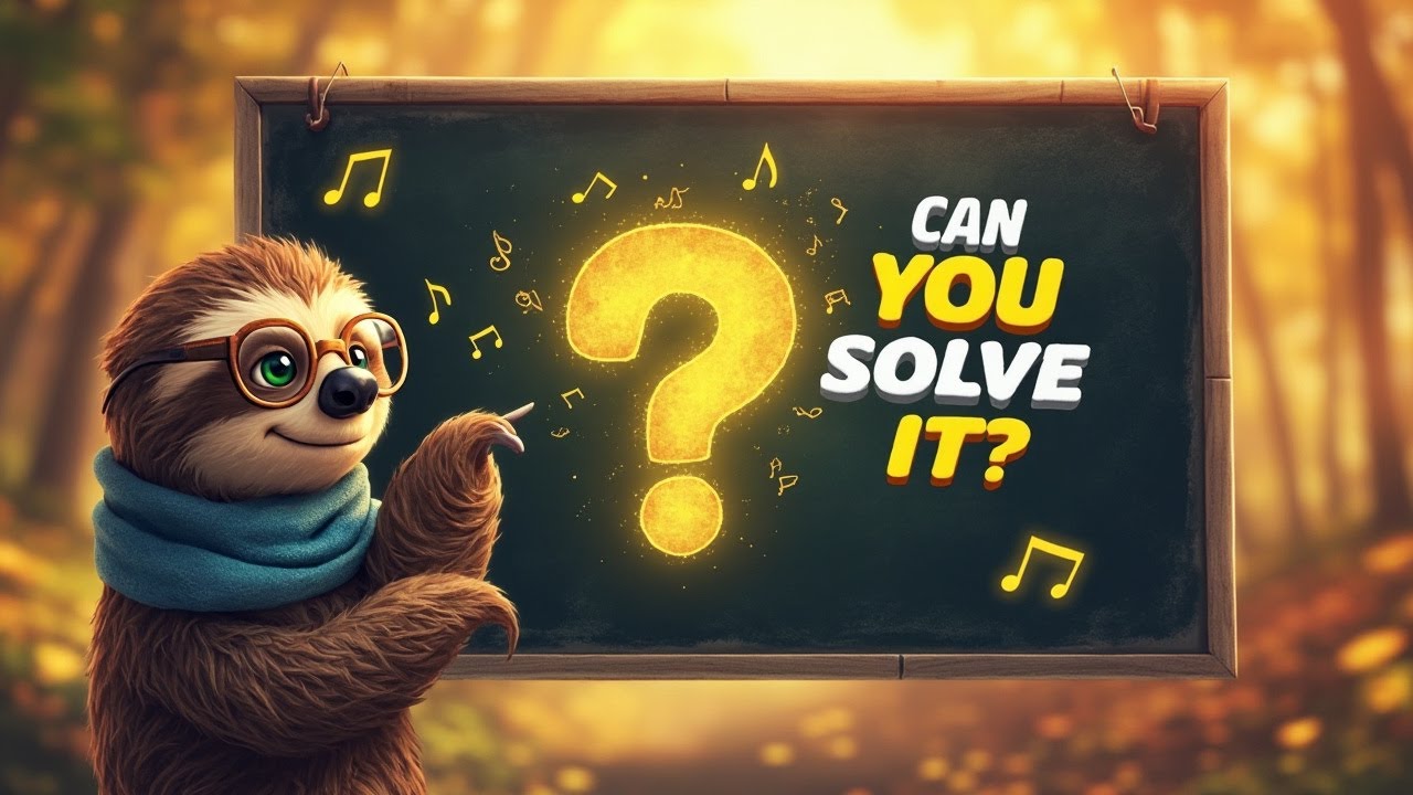 Sloth Solves a Riddle 🦥❓ | Smart & Calm PopSoar Song for Clever Kids
