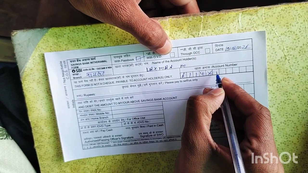 SBI Bank Withdrawal Slip Kaise Bhare? | Step by Step Puri Jankari (2026)SBI विदड्रॉल पर्ची कैसे भरें