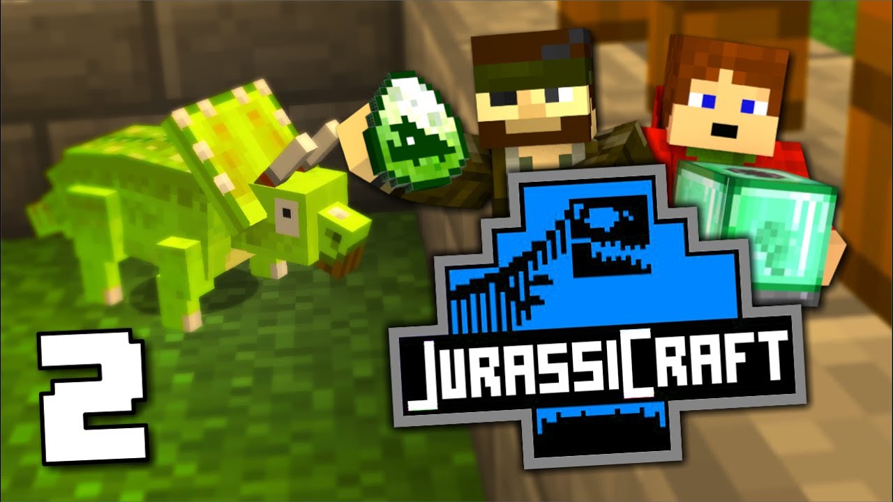 Prvý dinosaurus! | JURASSIC CRAFT 2 | #2 (CZ/SK) FullHD@60FPS w/ Porty