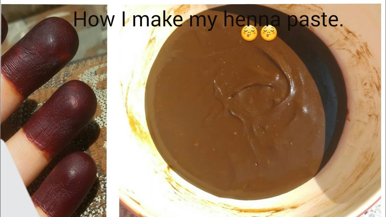 How to make natural henna paste for dark stain.|| How to make mehendi paste. FamShii henna.