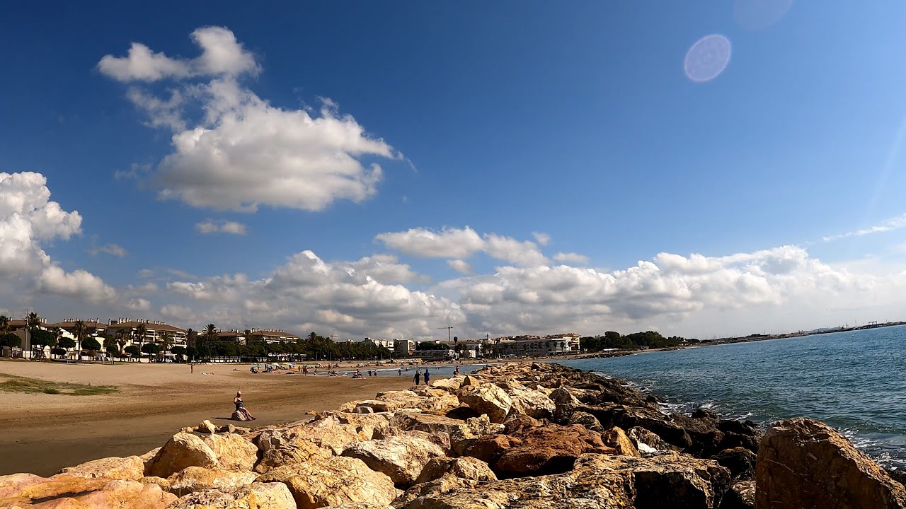1 hour Sunshine Beach 🌞 Walk Estival Eldorado Resort  Spain 4K