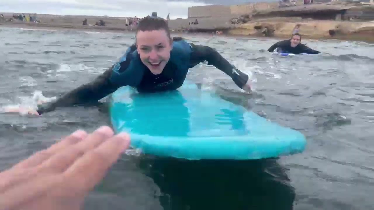 Sesión privada de surf con Patrick Surf Teacher. El Médano. 02 Febrero 2026