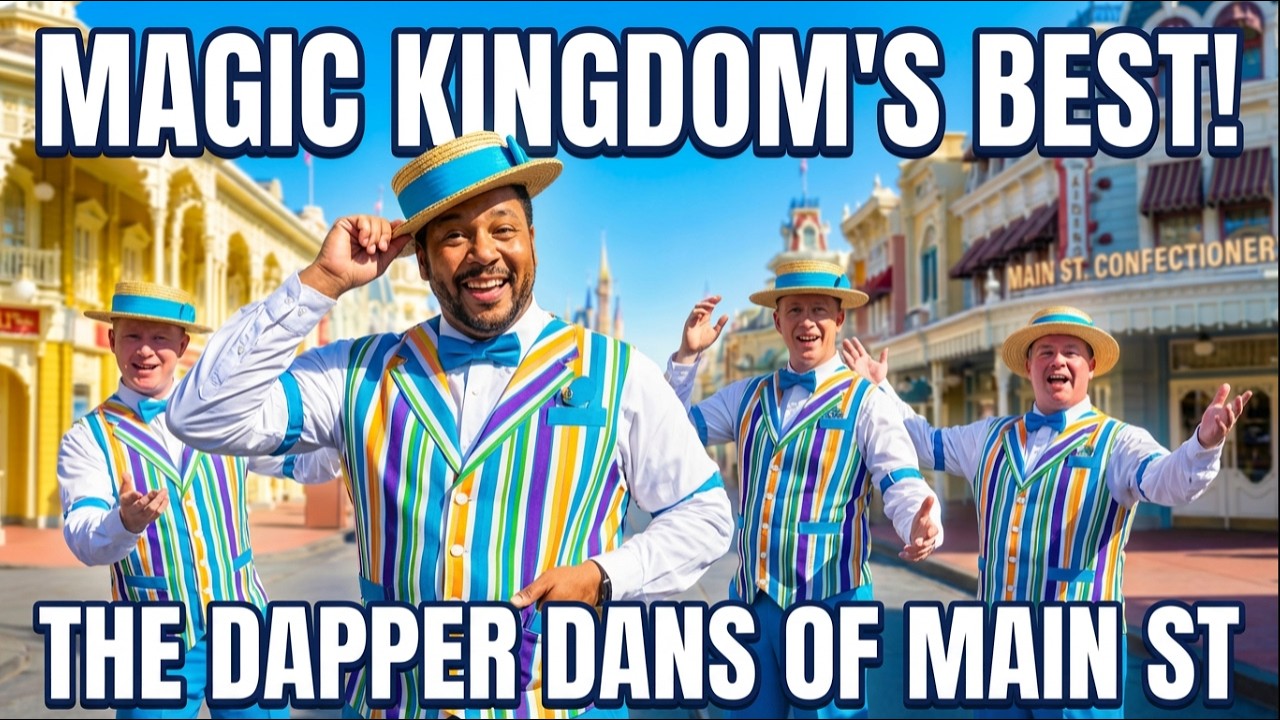 The Dapper Dans of Main St Perform in Disney's Magic Kingdom