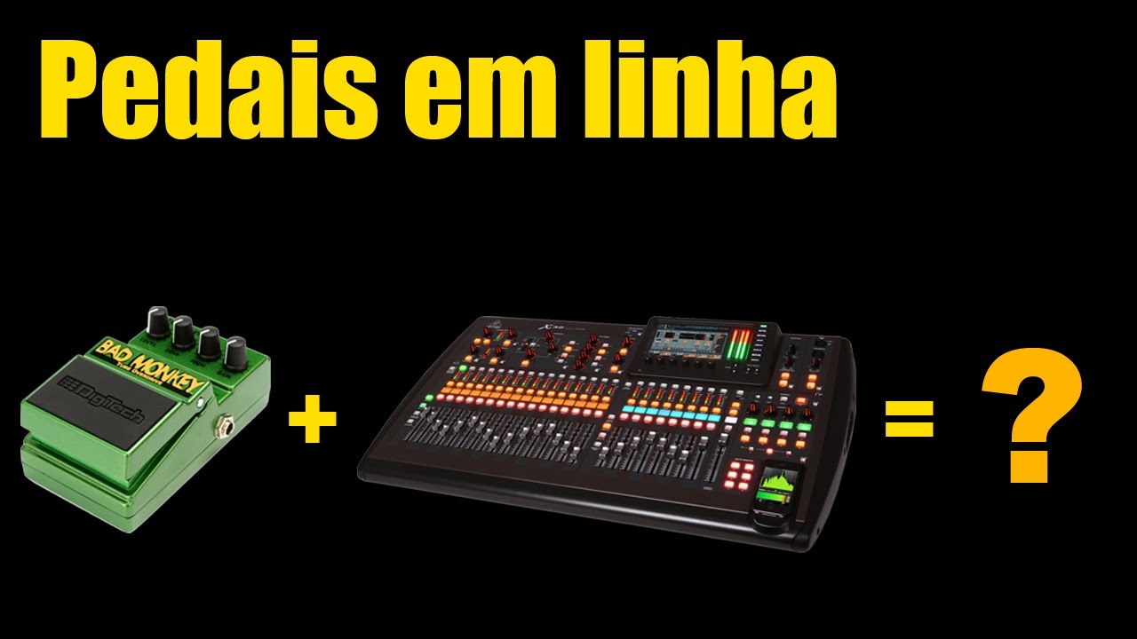 Ligando Pedais em Linha