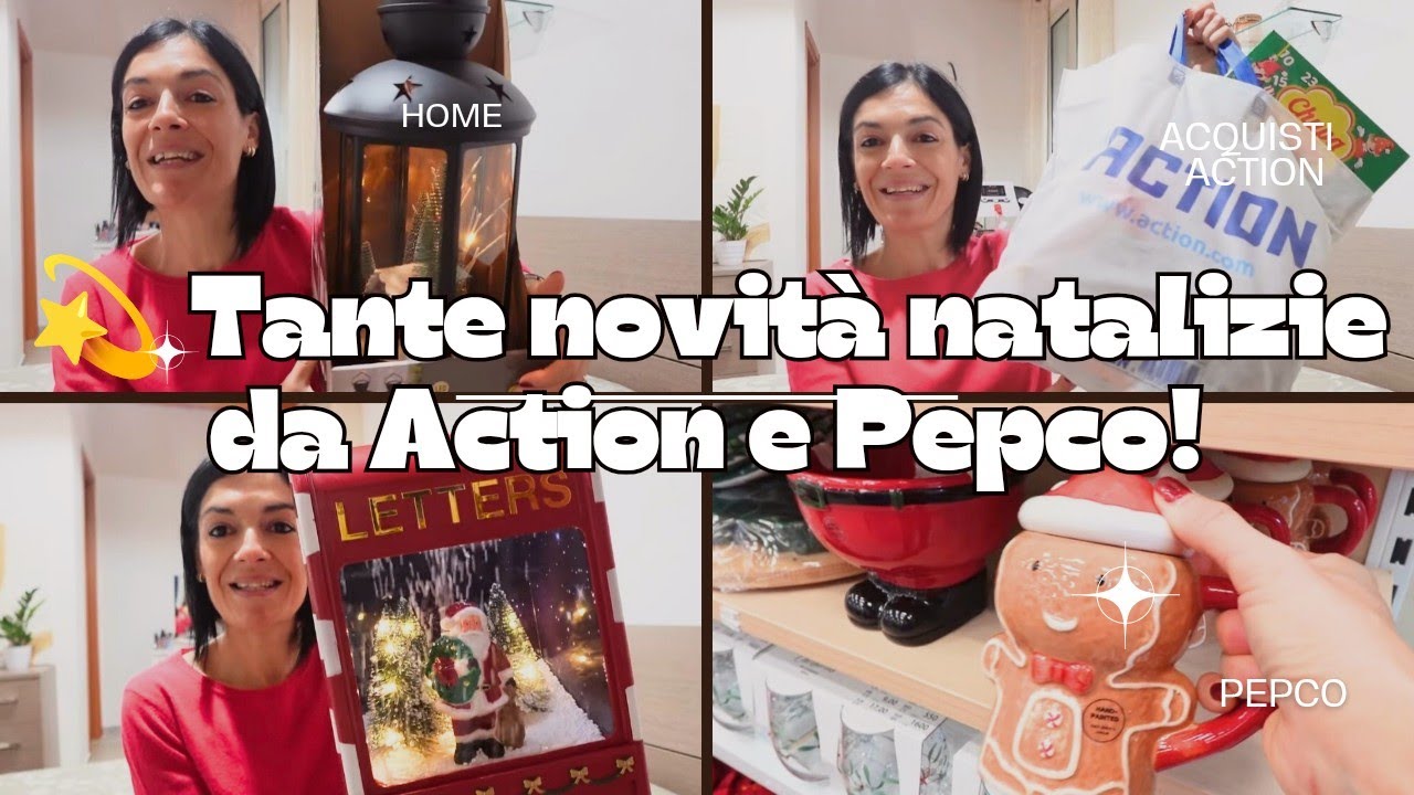 PRIMI ACQUISTI DI NATALE da ACTION e PEPCO 🎁 Decorazioni e idee economiche 2025