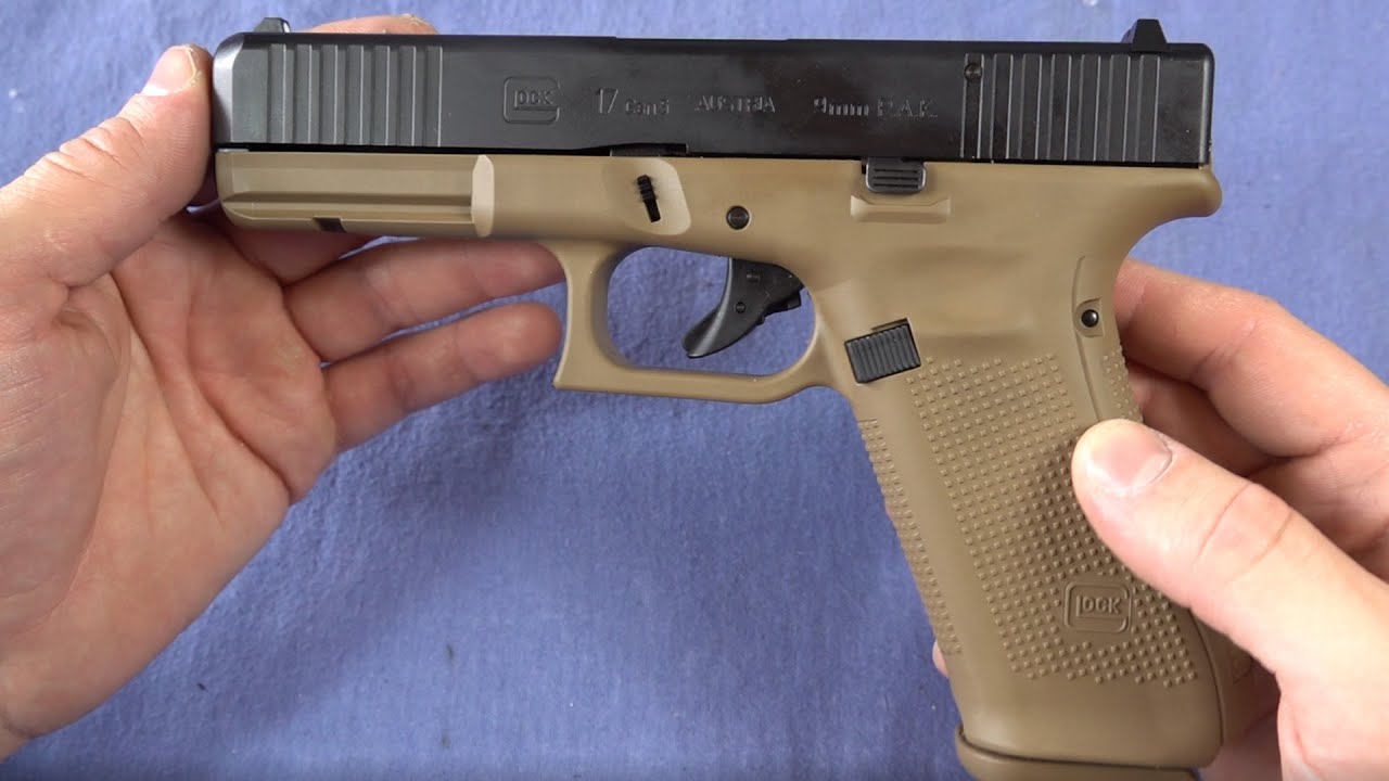 Umarex Glock 17 Gen5 French Army Edition mit Coyote Griffstück