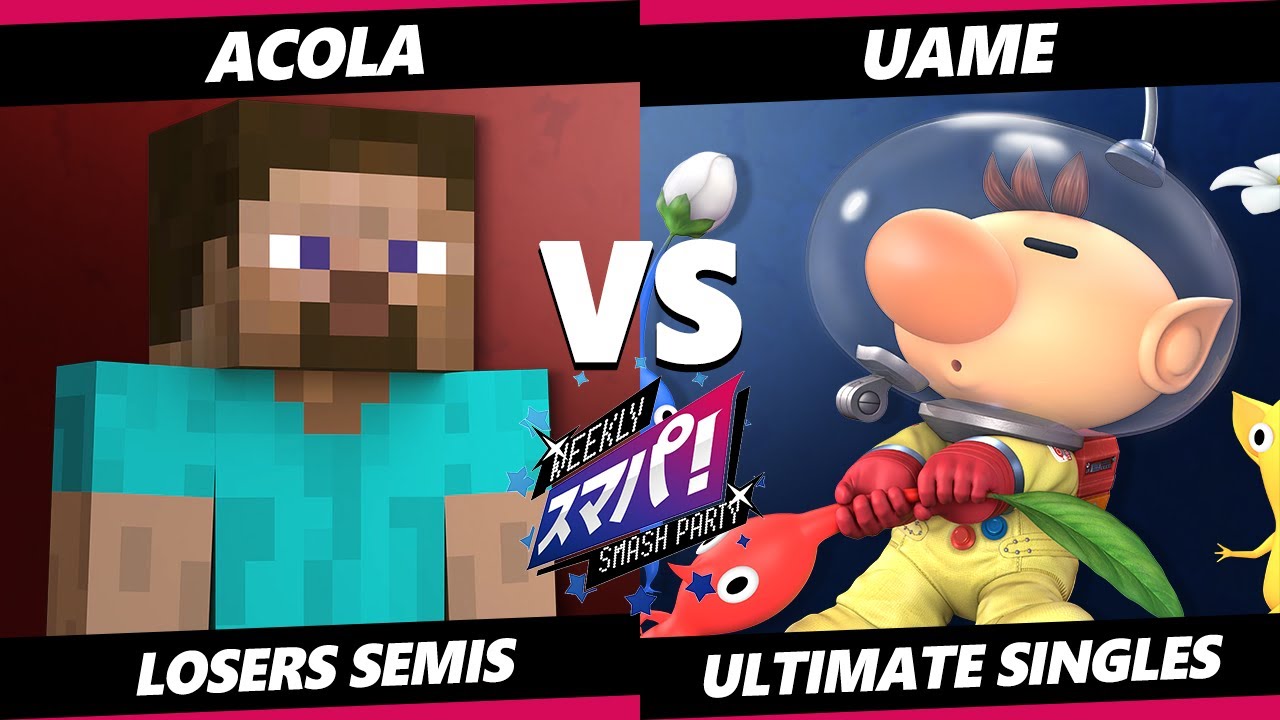 Sumapa 209 LOSERS SEMIS - uame (Olimar) Vs. Acola (Steve) Smash Ultimate - SSBU