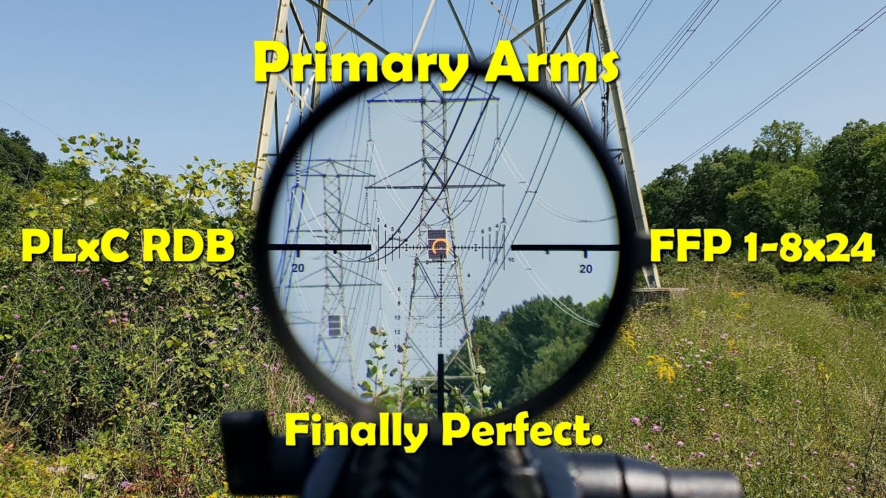 The Primary Arms PLxC RDB 1-8x24 in FFP... As Good as it Gets. 