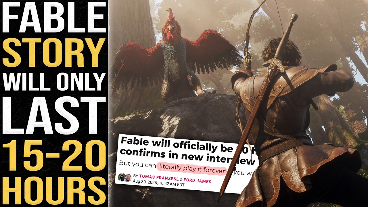 Fable&rsquo;s Main Story Is Only 15 to 20 Hours - Inside Games Daily
